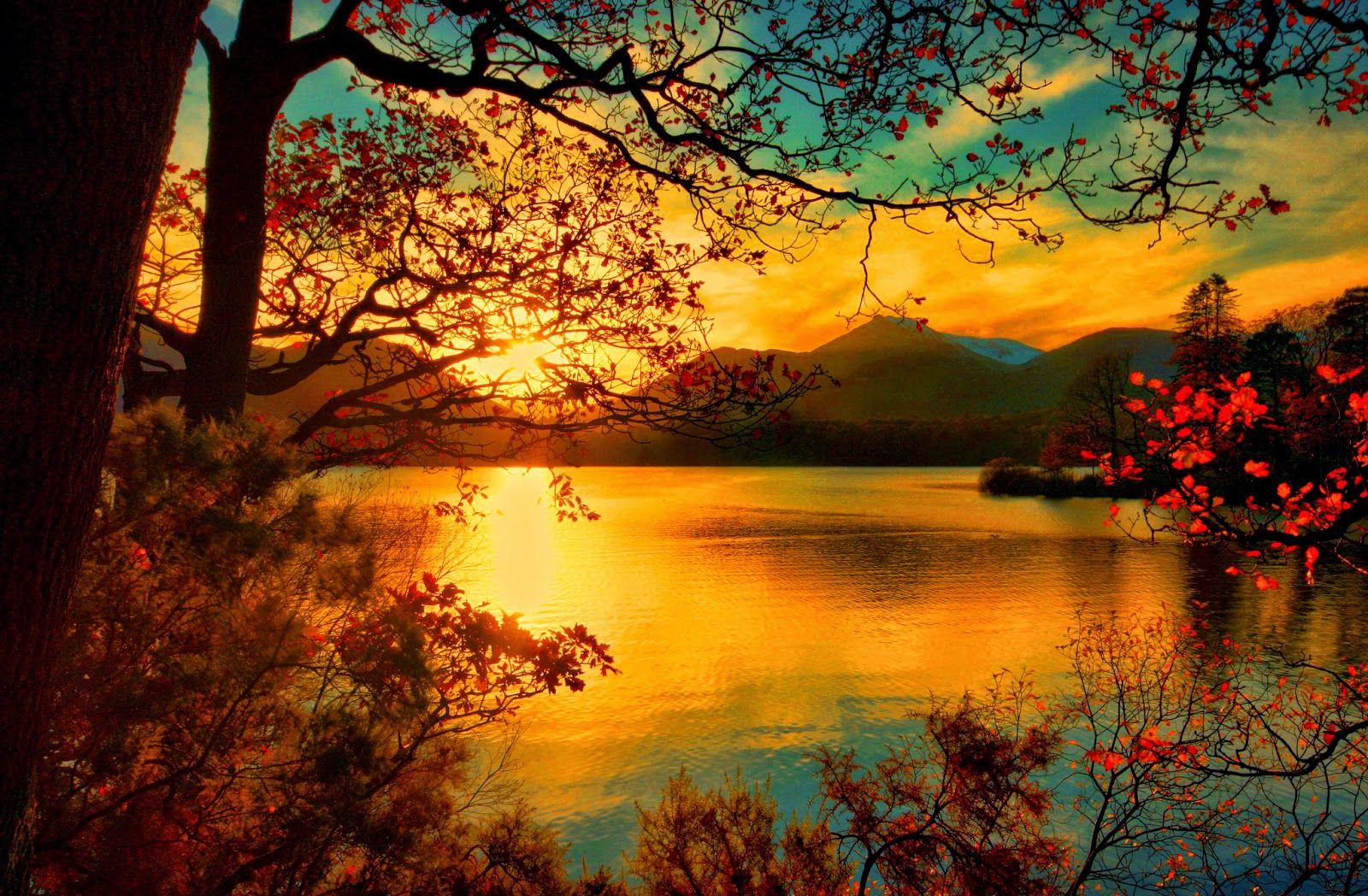 4K Beautiful Sunrise Reflection Wallpapers