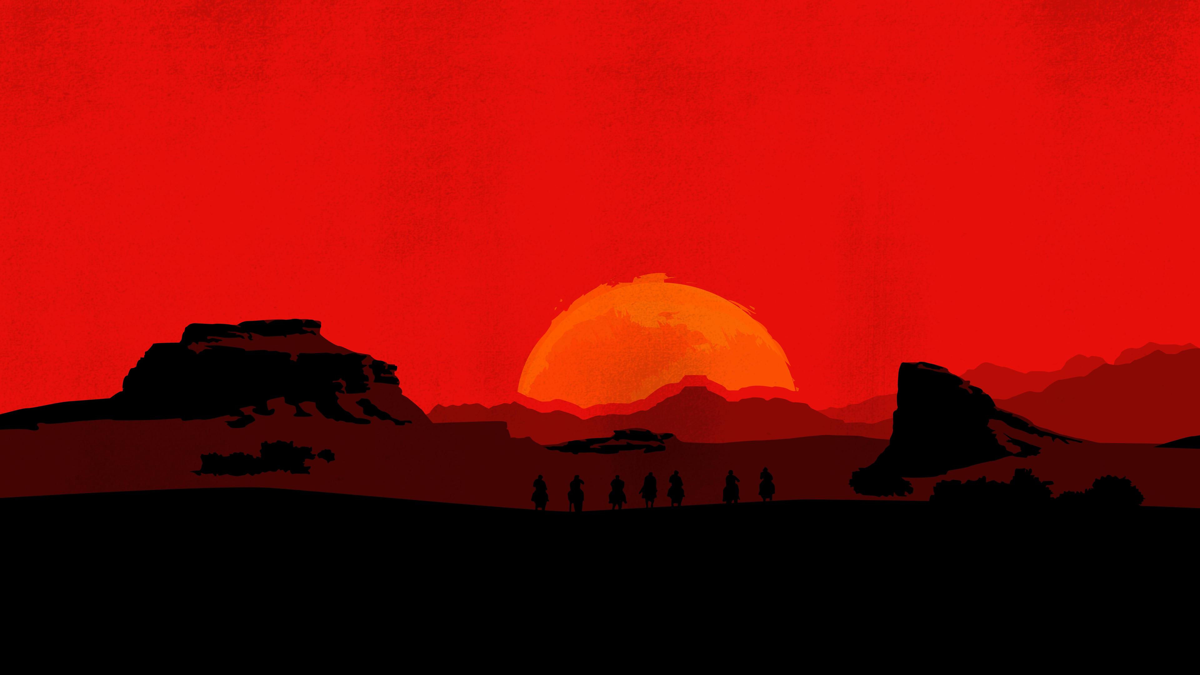 4K Landscape From Red Dead Redemption Wallpapers