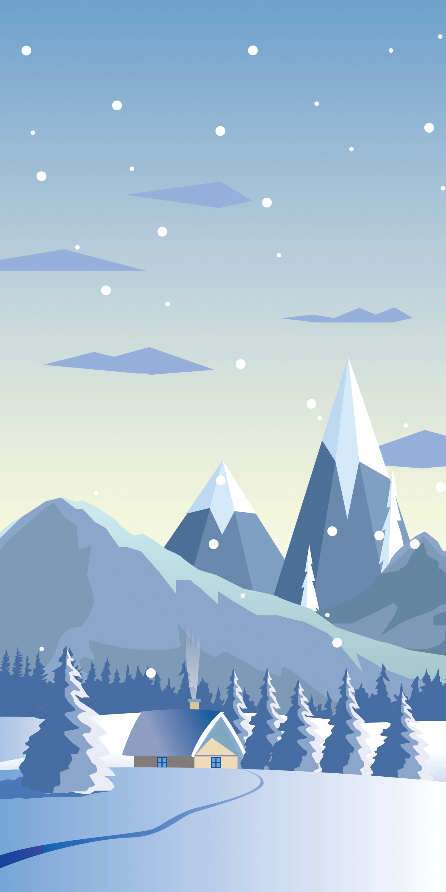 A Mountain Covered In Snow Wallpapers