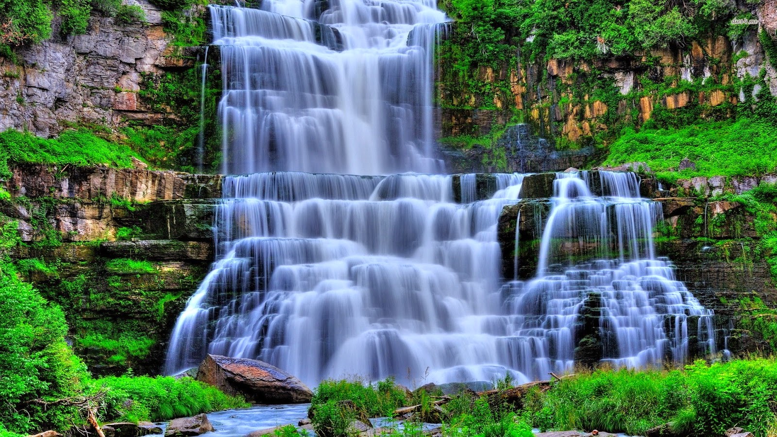 Waterfall Landscape Wallpapers
