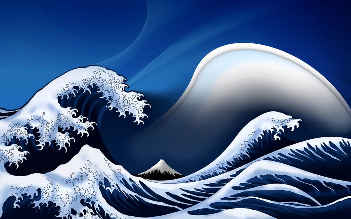 Waves And Snow Wallpapers
