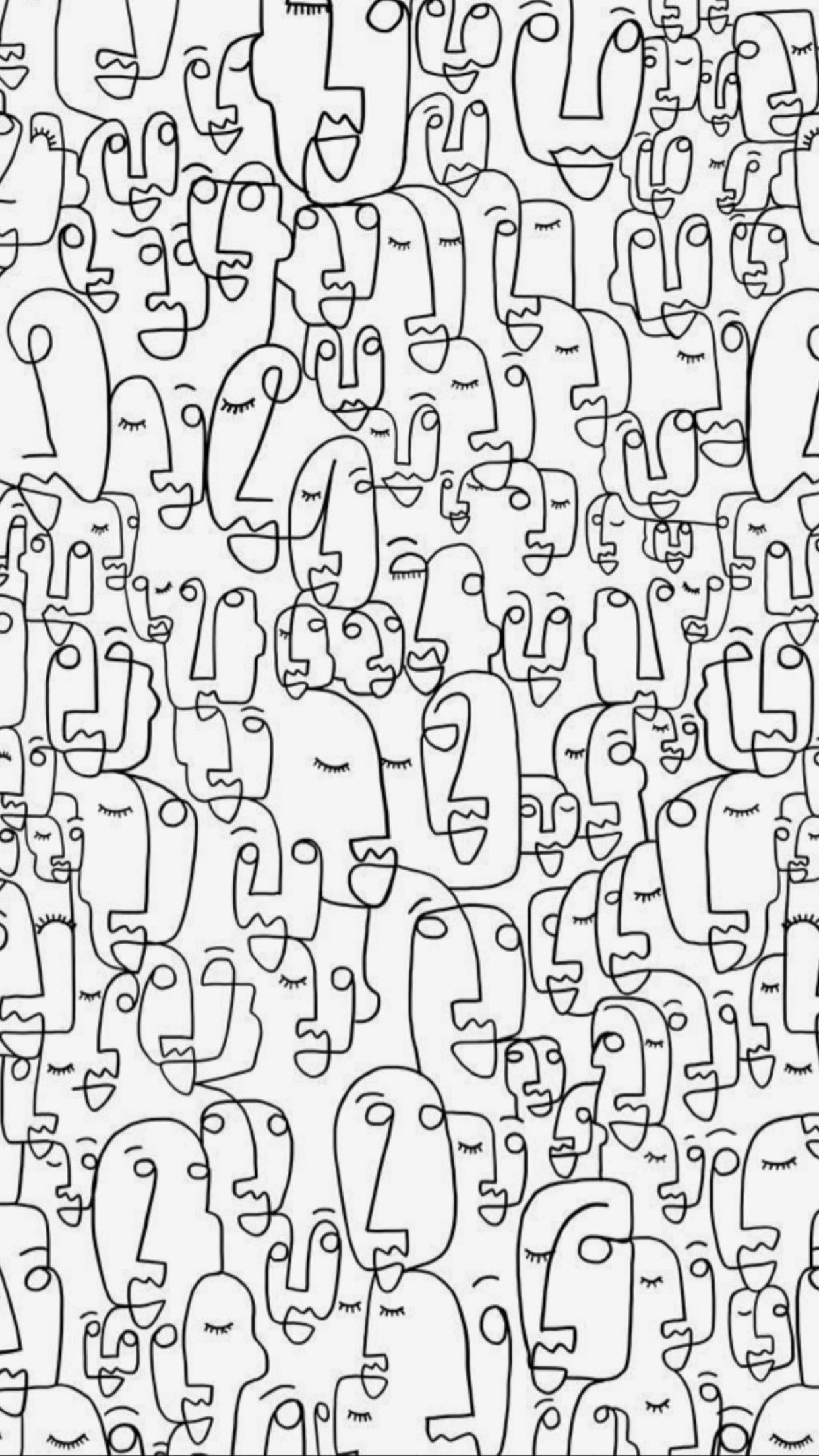 Abstract Faces Wallpapers