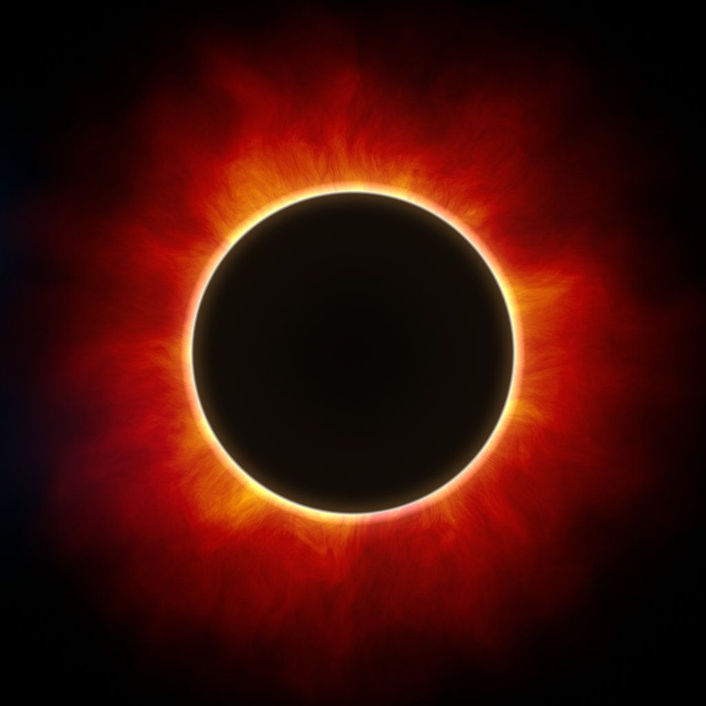 Red Eclipse Digital Art Wallpapers