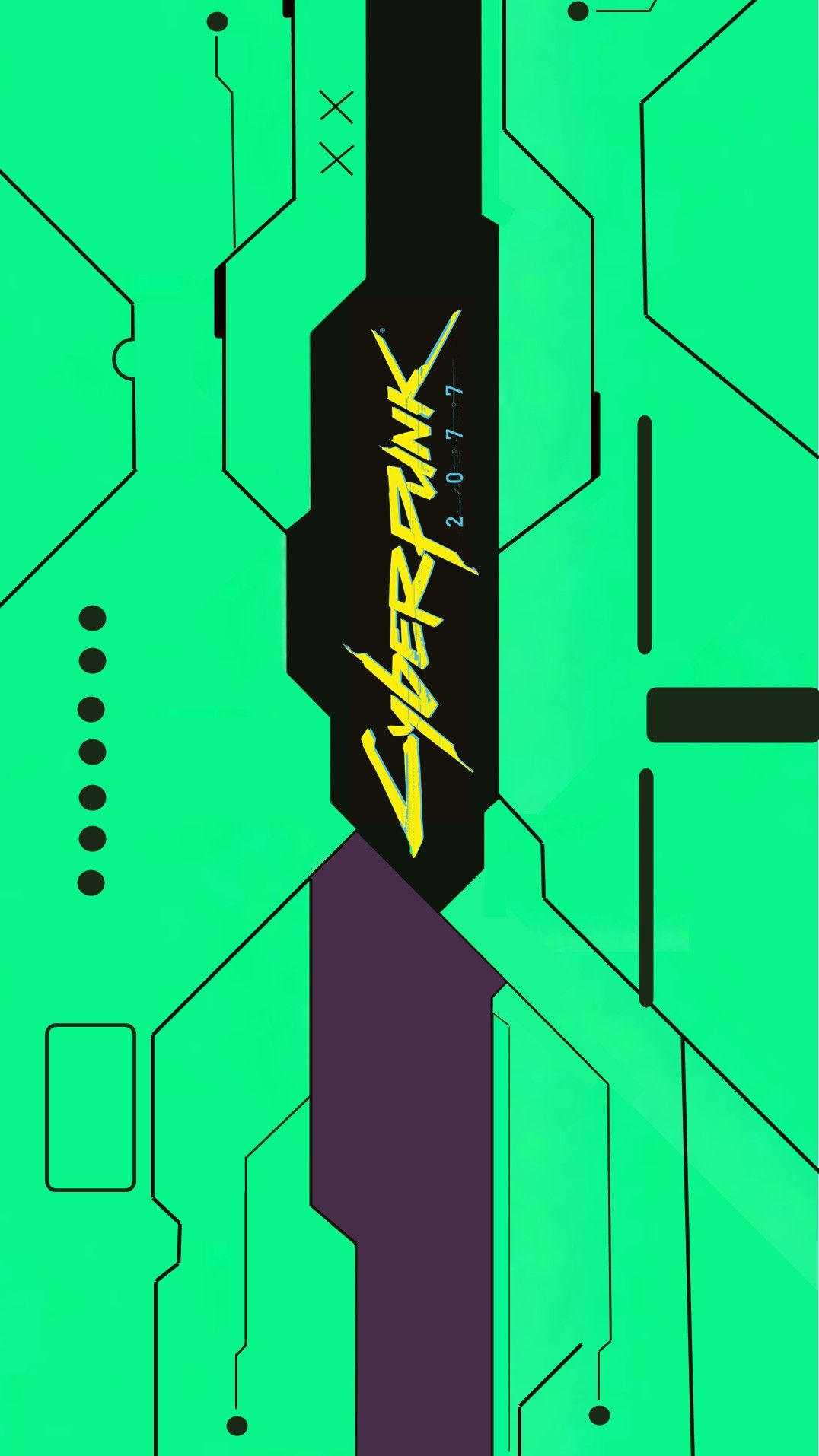 Yellow Background Cyberpunk 2077 Wallpapers
