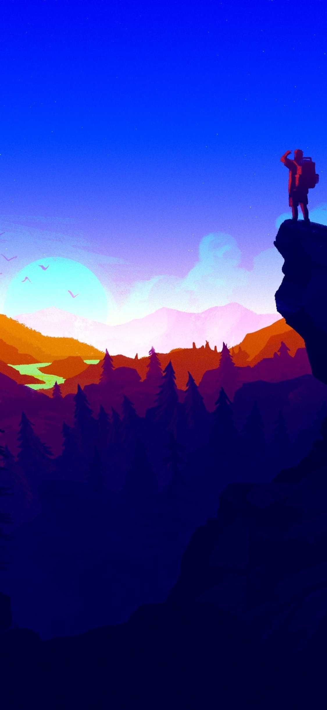 Firewatch Phone Wallpapers