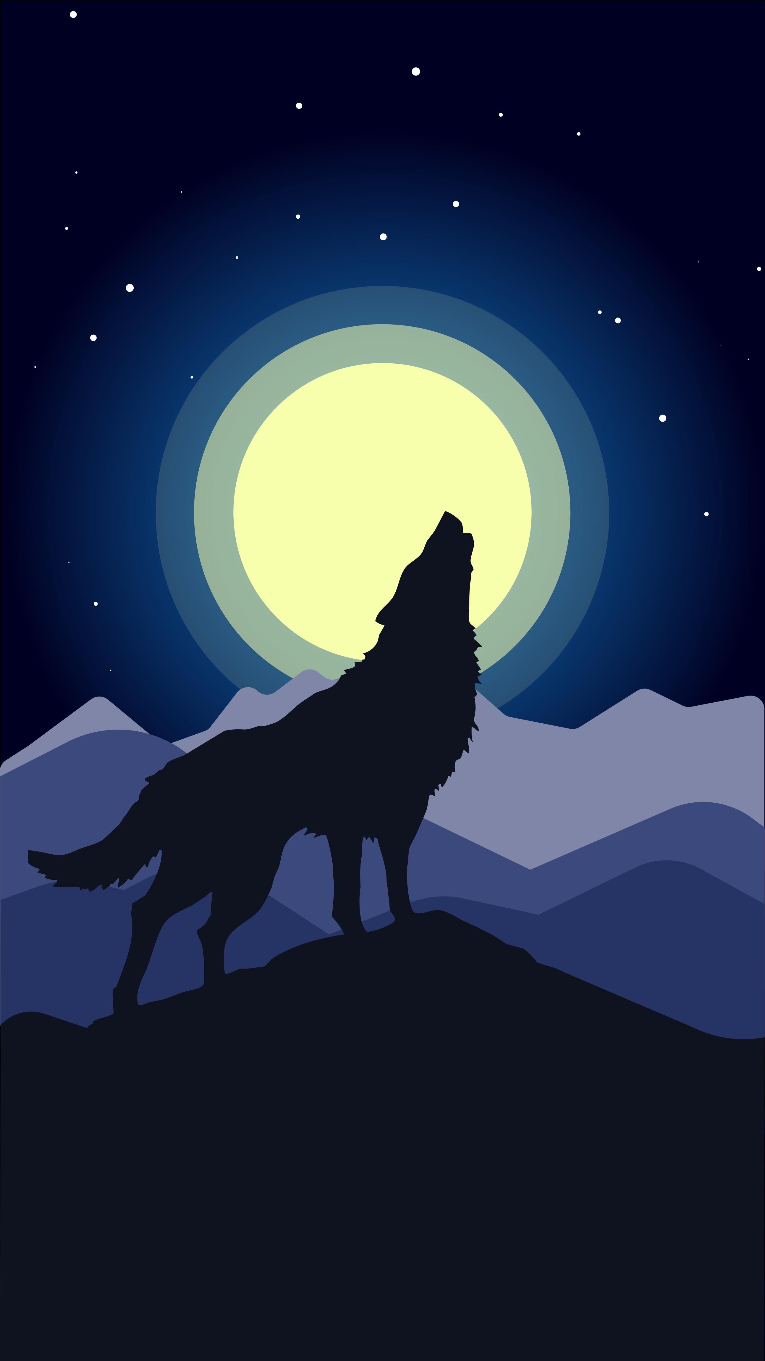 Wolf Phone Background