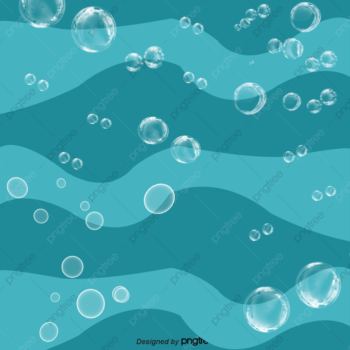 Water Cartoon Background