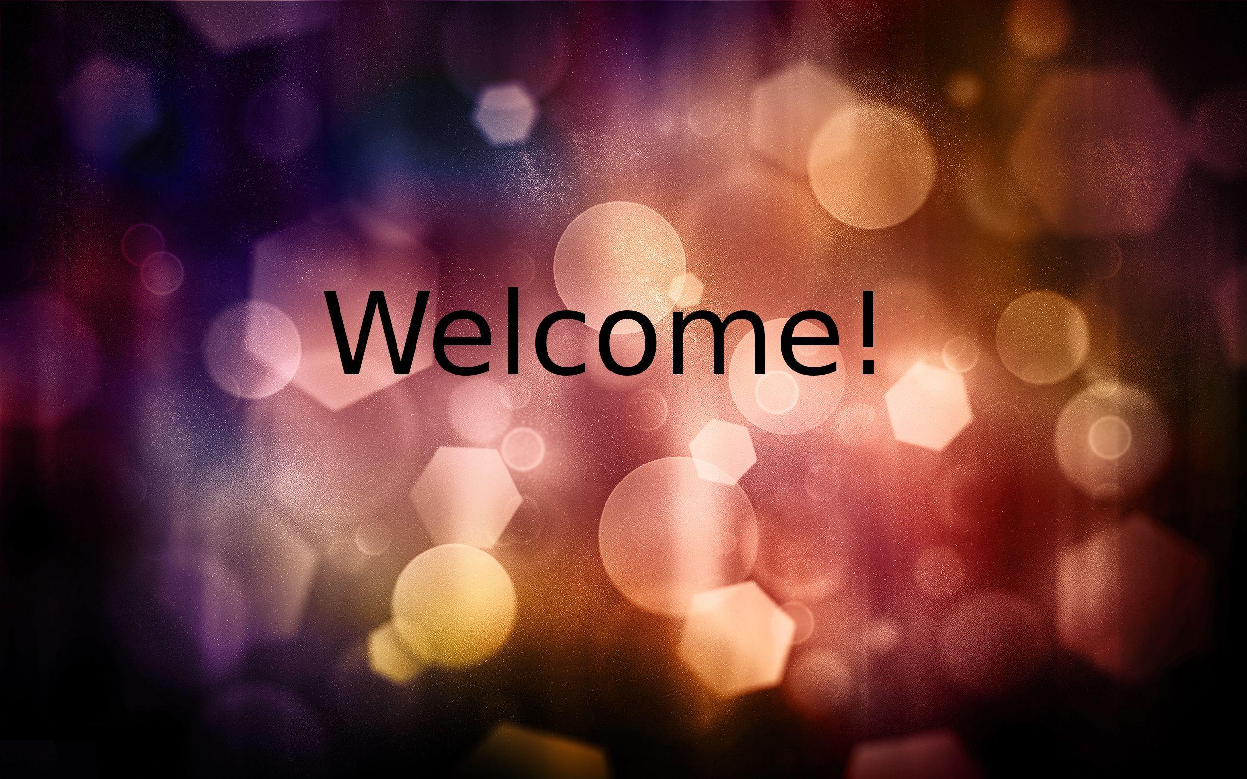 Welcome Background