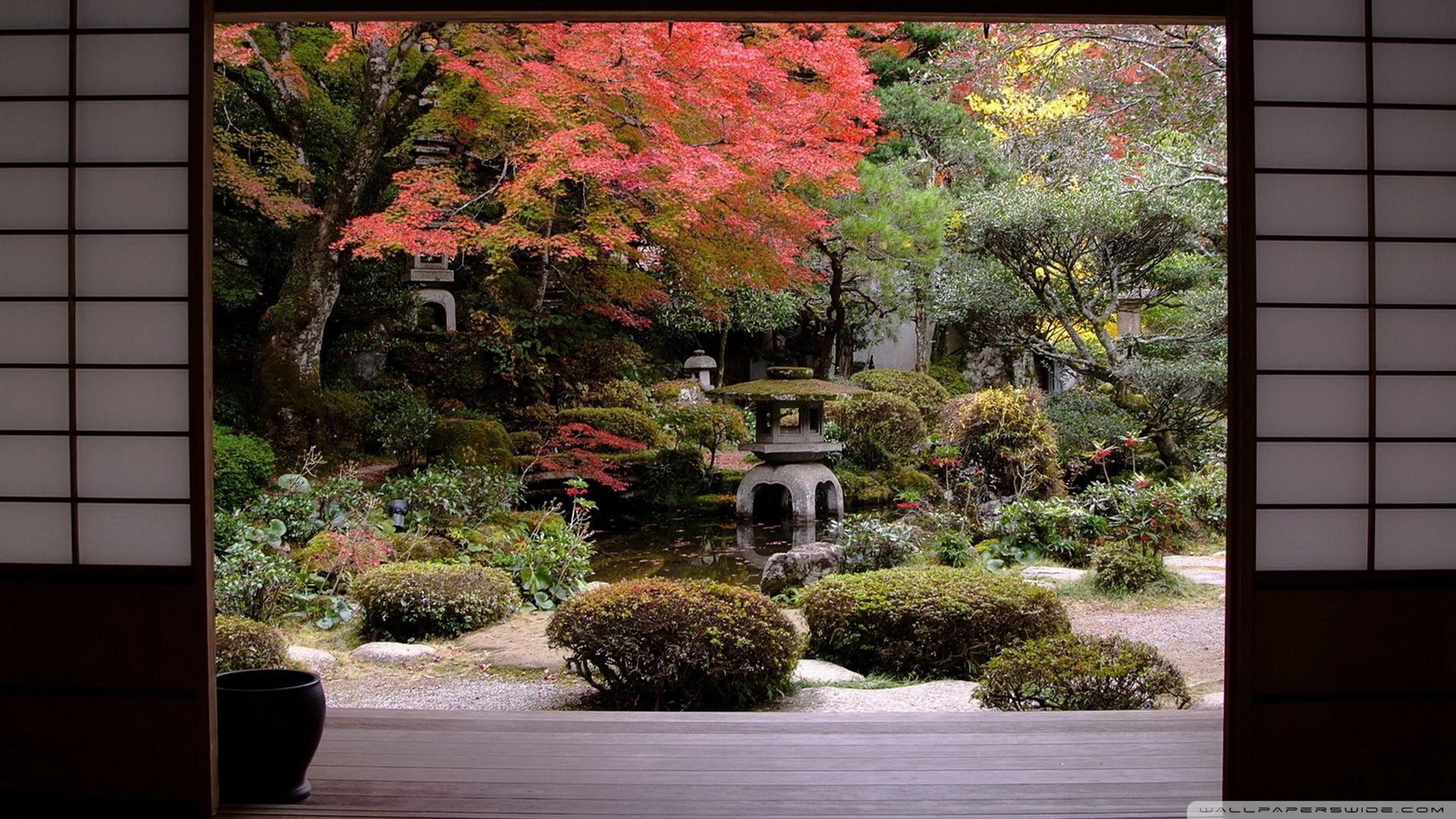 Zen Garden Zoom Background