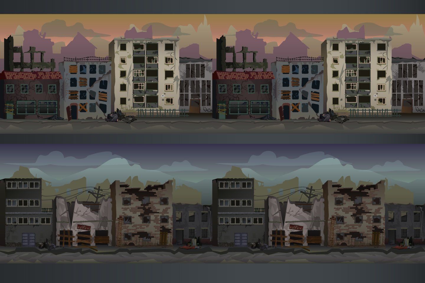 Zombie City Background